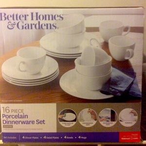 16 Piece dish set